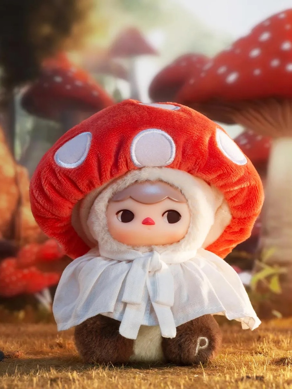 PUCKY Forest Party Series-Vinyl Plush Pendant Blind Box - MUSHROOM BABY (NO BOX)